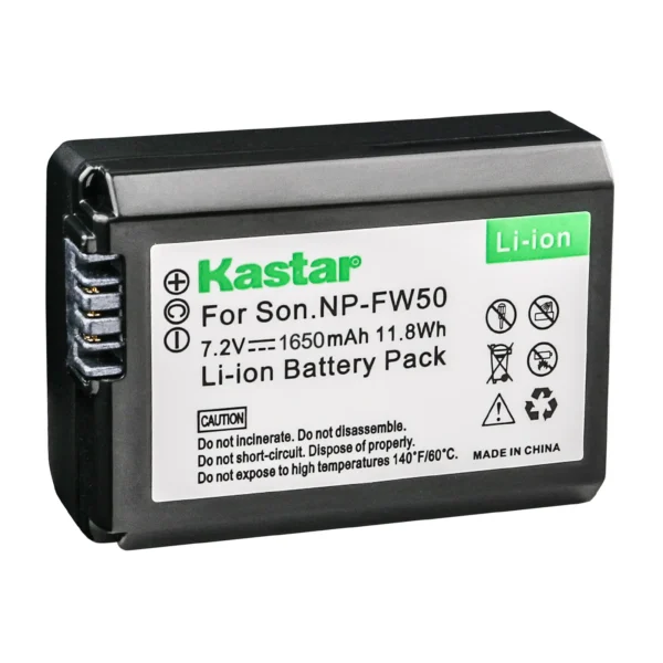 Batería Kastar NP-FW50 para Sony